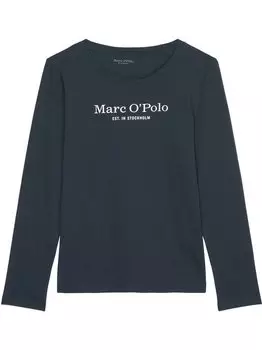 Длинные рукава из смешанного хлопка Marc O'Polo, синий