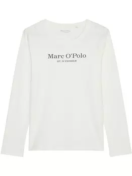 Длинные рукава из смешанного хлопка Marc O'Polo, белый