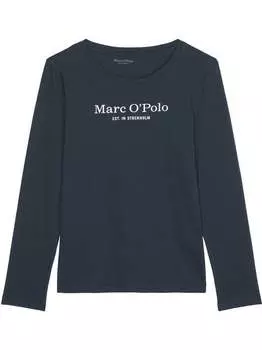 Длинные рукава из смешанного хлопка Marc O'Polo, синий