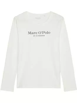 Длинные рукава из смешанного хлопка Marc O'Polo, белый