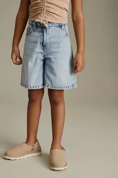 Длинные шорты (3-16 лет) Next, синий