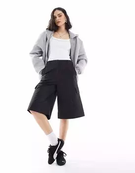 Длинные шорты ASOS DESIGN черного цвета
