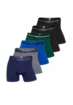 Длинные шорты/брюки, комплект из 6 бамбуковых штанов Jbs, цвет Schwarz / Gr_n / Blau / Grau