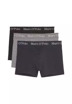 Длинные шорты/брюки: набор из 3 элементов органического хлопка Marc O'Polo, цвет Black Navy Grey Melange