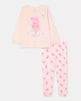 Длинные штаны для девочки Пеппы Cotton Juice, розовый