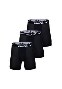 Длинные трусы-боксеры Essential Micro, 3 шт NIKE, черный