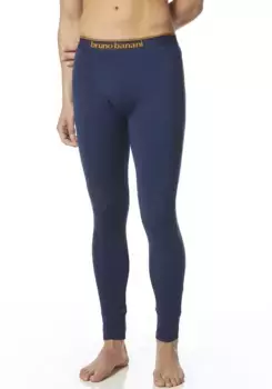 Длинные трусы Bruno Banani "Warm Up" с контрастным поясом с логотипом, цвет морской волны