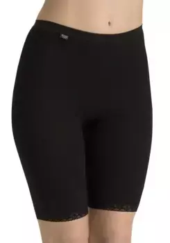 Длинные трусы sloggi "Basic+ Long", длинные брюки с кружевной отделкой, черный