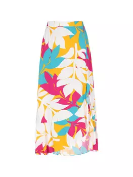 Длинные юбка IZIA, цвет yellow multicolor