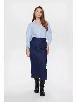 Длинные юбка NMPH, темно-синий