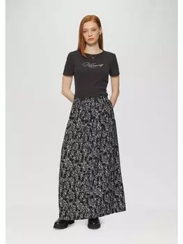 Длинные юбка QS, черный