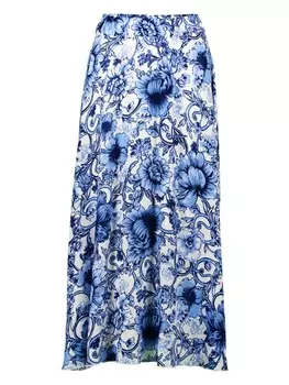 Длинные юбка Zero , цвет creamblue