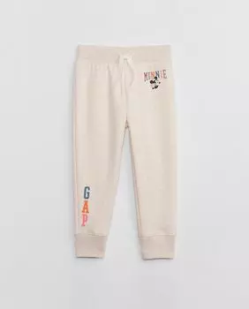 Длинные вязаные штаны для девочки Gap, бежевый