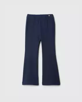 Длинные вязаные штаны для девочки Gap, темно-синий