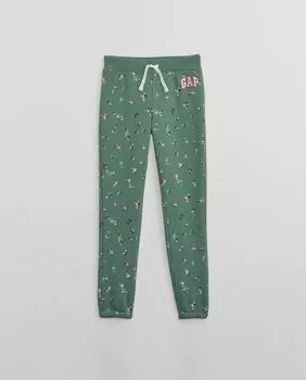 Длинные вязаные штаны для девочки Gap, зеленый