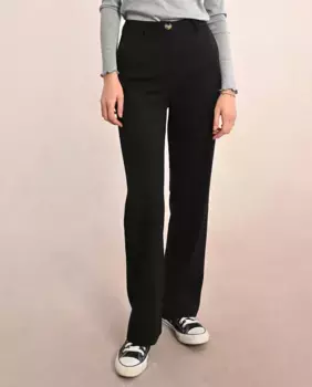 Длинные женские брюки с боковыми карманами Molly Bracken, черный