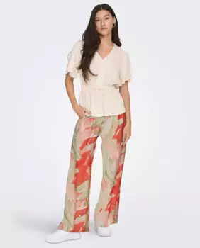 Длинные женские брюки с принтом jdy, цвет Salmn