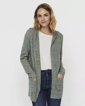 Длинный базовый женский кардиган Vero Moda, светло-зеленый