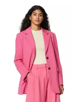 Длинный блейзер Marc O'Polo, выполненный из материала интерлок, розовый