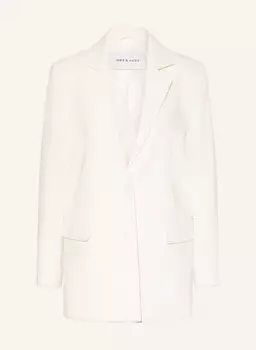 Длинный блейзер Mrs & Hugs, белый