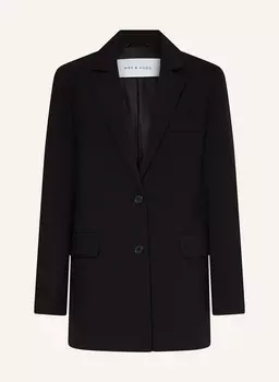 Длинный блейзер Mrs & Hugs, черный