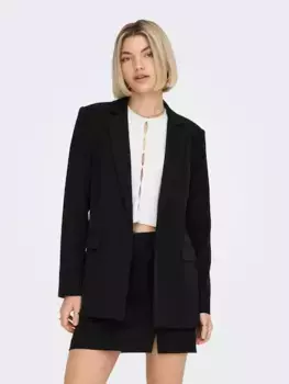 Длинный блейзер ONLELLY LIFE L/S LOOSE BLAZER TLR NOOS " Only, черный