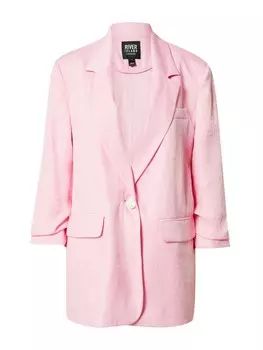 Длинный блейзер River Island Blazer, розовый