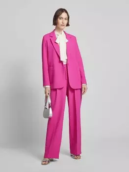 Длинный блейзер с воротником-лацкан Milano Italy, розовый