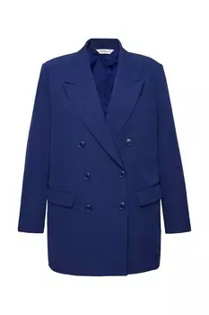 Длинный блейзер Studio Untold Blazer, темно-синий