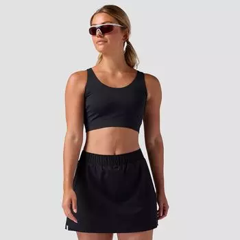 Длинный бра-топ Backcountry, черный