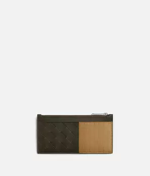 Длинный футляр для карт Intrecciato на молнии Bottega Veneta