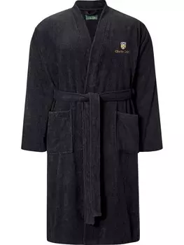 Длинный халат Charles Colby, черный