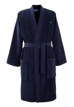 Длинный халат Lacoste DEFILE, морской синий