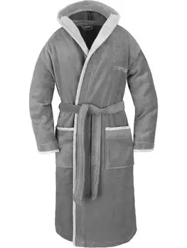 Длинный халат Normani, серый/темно-серый