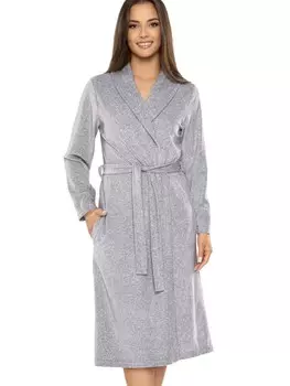 Длинный халат Vivisence 5022, серый
