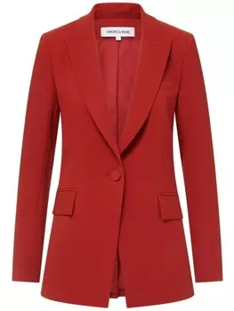 Длинный и узкий блейзер Veronica Beard, красный