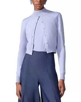 Длинный кардиган Carolina Herrera, синий