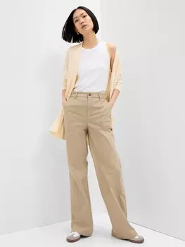 Длинный кардиган Gap, бежевый