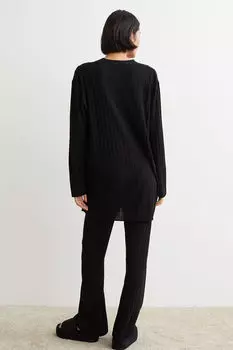 Длинный кардиган H&M, черный