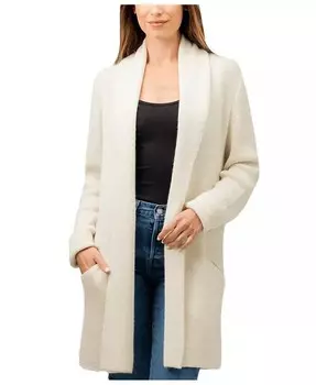 Длинный кардиган из альпаки Jena Simply Natural, синий