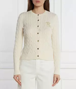 Длинный кардиган Ralph Lauren Regular Fit Lauren Ralph Lauren, бежевый