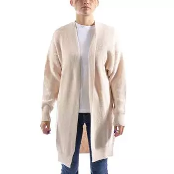Длинный кардиган ванильного цвета Kontatto, бежевый