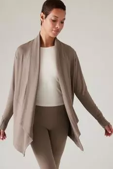 Длинный кардиган выреза-конверта Athleta