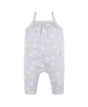 Длинный комбинезон без рукавов для девочек Gerber, серый