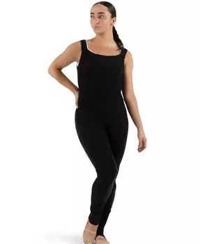 Длинный комбинезон Capezio, черный