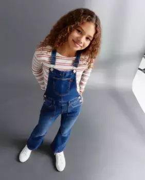 Длинный комбинезон для девочки Kids El Corte Ingls, бледно-голубой