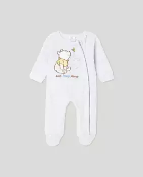 Длинный комбинезон Winnie Bee для мальчика с липкой застежкой Cotton Juice, черный