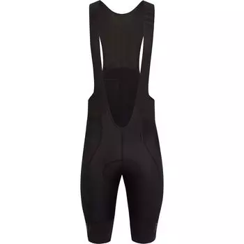 Длинный короткий нагрудник pro team Rapha, цвет black/black