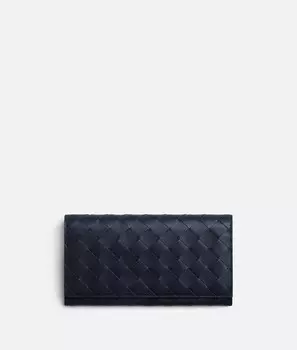 Длинный кошелек Intrecciato с кошельком для монет Bottega Veneta