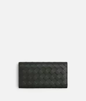 Длинный кошелек Intrecciato с кошельком для монет Bottega Veneta